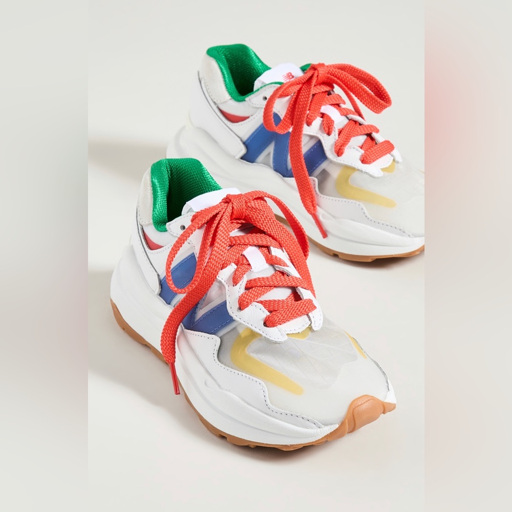 NEW New balance x STAUD 57/40 UNISEX SNEAKER WHITE